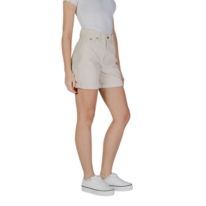 B.Young Beige Cotton Shorts