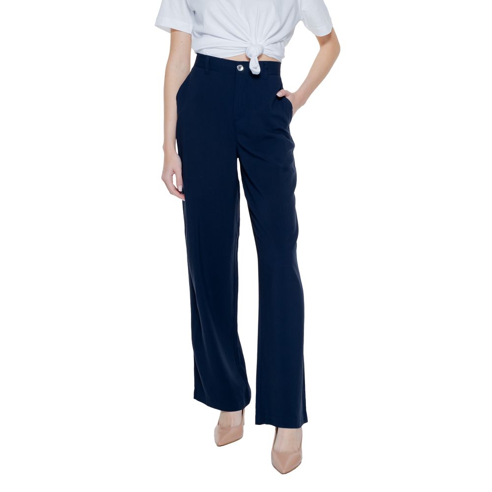 Street One Blue Viscose Pant