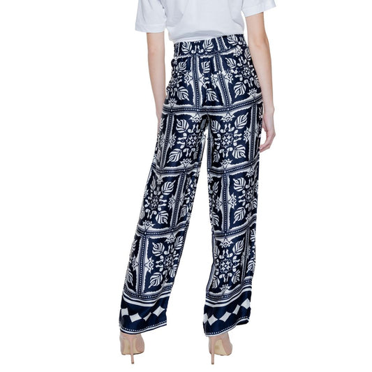 Street One Blue Viscose Pant