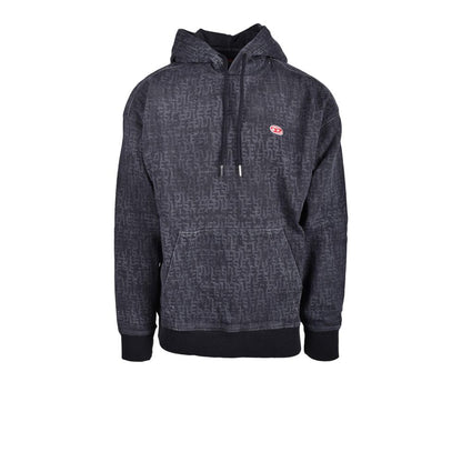 Diesel Grauer Baumwoll-Kapuzenpulli