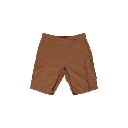 Hamaki-Ho Brown Linen Bermuda Shorts