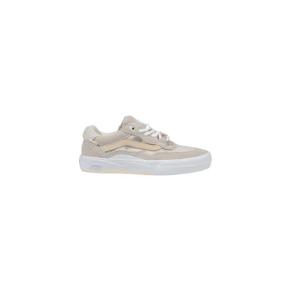 Vans Beige Suede Leather Athletic Sneakers