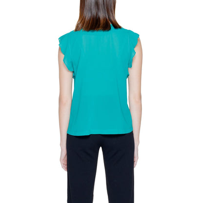 Rinascimento Green Polyester Blouse