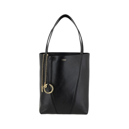 Chloé Black Calf Leather Bos Taurus Shoulder Bag