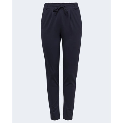 Only Blue Viscose Casual Pants