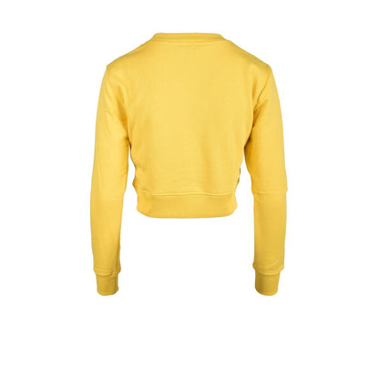 Diesel Gelbes Baumwoll-Sweatshirt