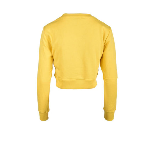 Diesel Gelbes Baumwoll-Sweatshirt