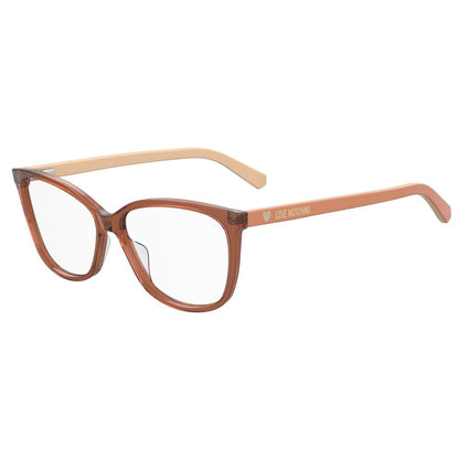 Love Moschino Rote Acetat-Rahmen