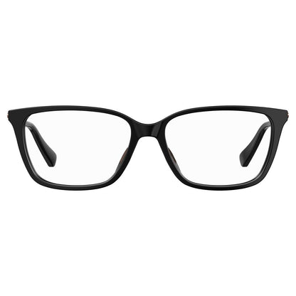 Love Moschino Schwarzer Acetat-Rahmen