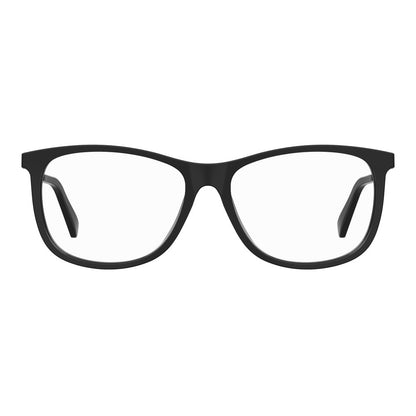 Love Moschino Schwarzer Acetat-Rahmen