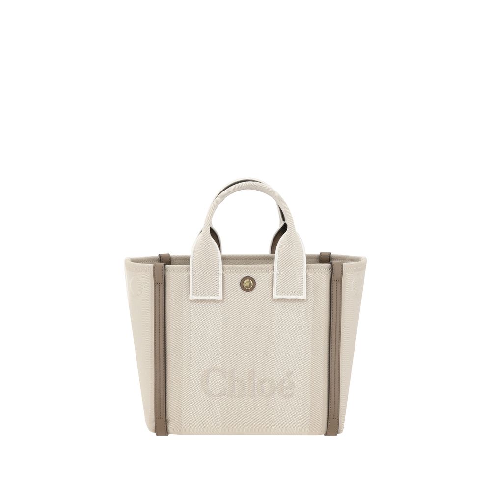 Chloé Beige Cotton Handbag
