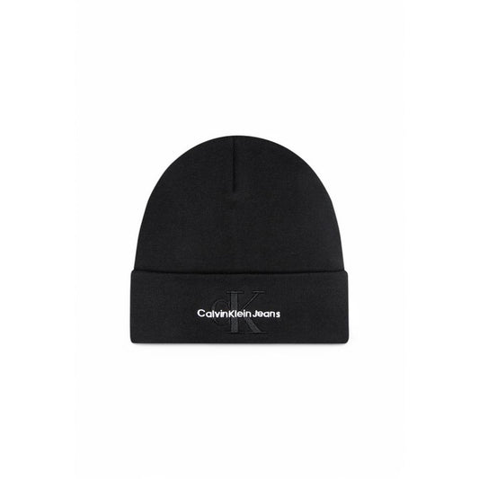 Calvin Klein Jeans Schwarze Bio-Baumwollmützen Baseballmütze