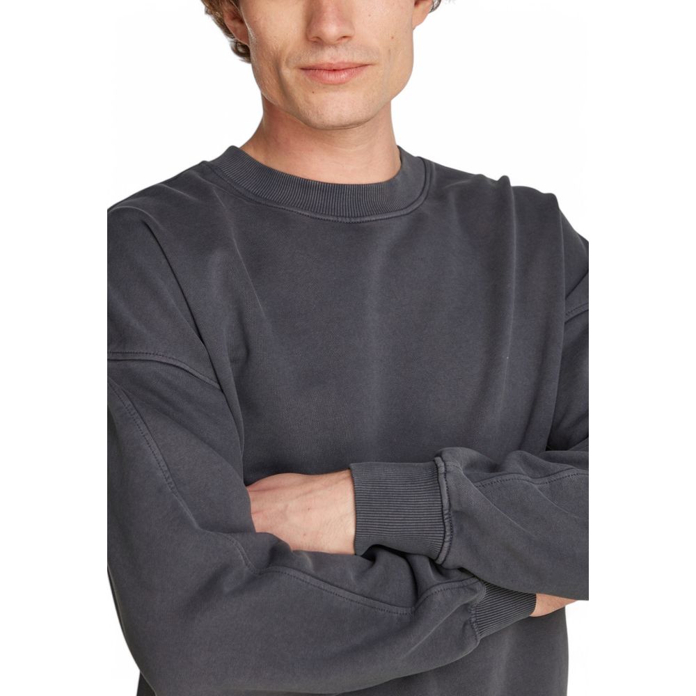 Calvin Klein Jeans Graues Baumwoll-Sweatshirt