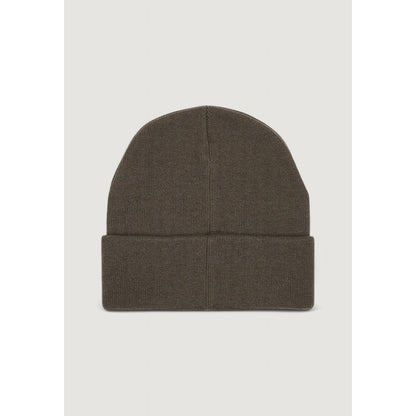 Calvin Klein Jeans Braune Wollmützen Baseballmütze