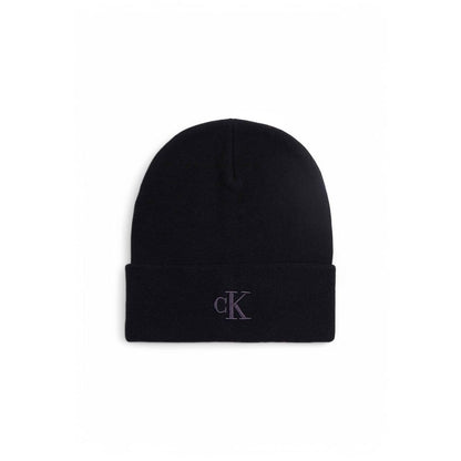 Calvin Klein Jeans Schwarze Wollmützen Baseballmütze