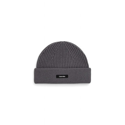 Calvin Klein Graue Bio-Baumwollmützen Baseballmütze