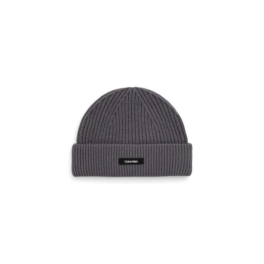 Calvin Klein Graue Bio-Baumwollmützen Baseballmütze
