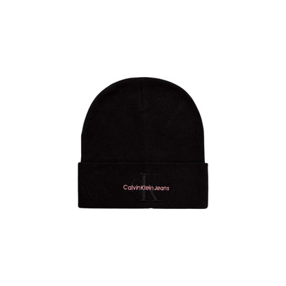 Calvin Klein Jeans Schwarze Baumwollmützen Baseballmütze