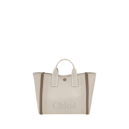Chloé Beige Cotton Handbag