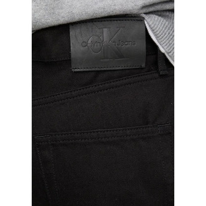 Calvin Klein Jeans Schwarze Cotton Relaxed Fit Jeans