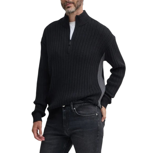 Calvin Klein Jeans Schwarzer Baumwoll-Cardigan