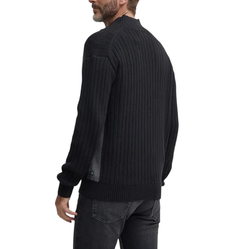 Calvin Klein Jeans Schwarzer Baumwoll-Cardigan