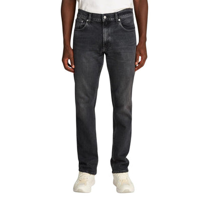 Calvin Klein Jeans Schwarze Baumwoll-Skinny-Jeans