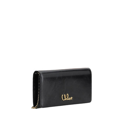 Chloé Brown Calf Leather Bos Taurus Clutch Bag