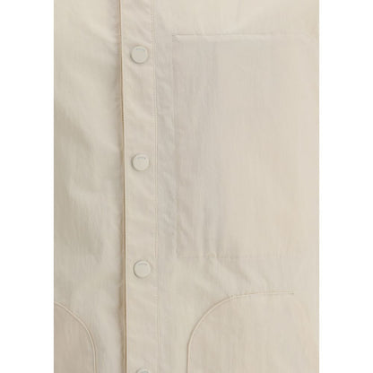 Paltò Cream Polyester Jackets And Coat