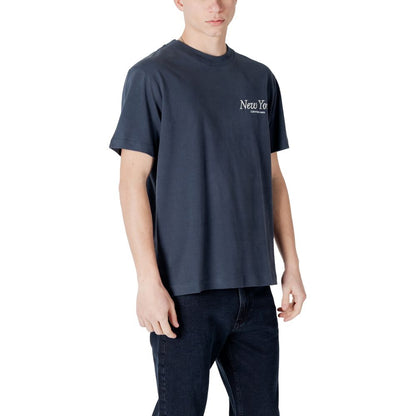 Calvin Klein Jeans T-Shirt aus blauer Baumwolle