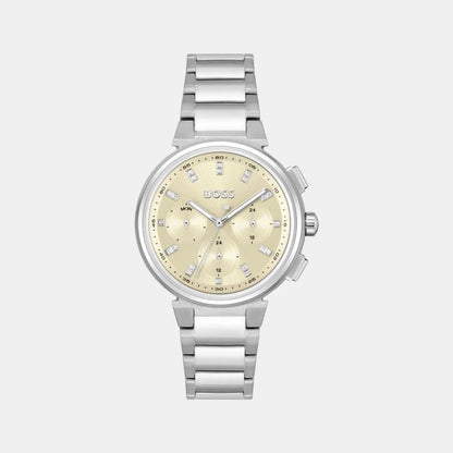 Hugo Boss Silberne Uhr aus Edelstahl