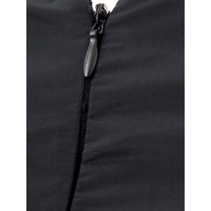 Lardini Black Polyester Cocktail Dress