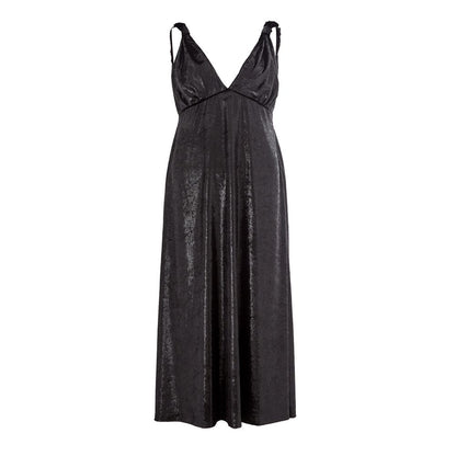 Lardini Black Polyester Cocktail Dress