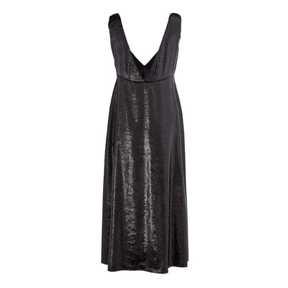Lardini Black Polyester Cocktail Dress