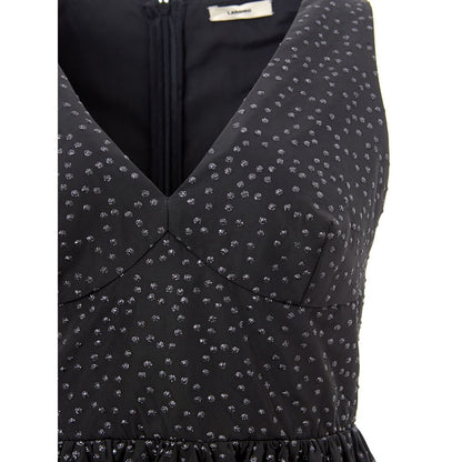 Lardini Black Polyethylene Casual Dress