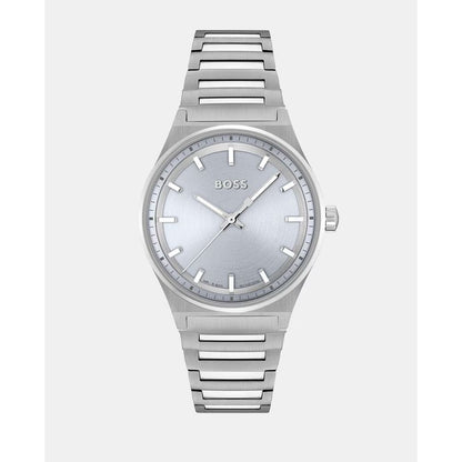 Hugo Boss Silberne Uhr aus Edelstahl