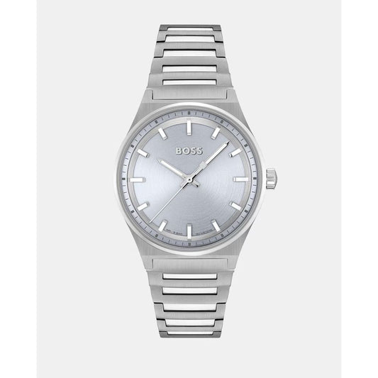 Hugo Boss Silberne Uhr aus Edelstahl