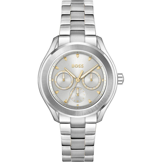 Hugo Boss Silberne Uhr aus Edelstahl