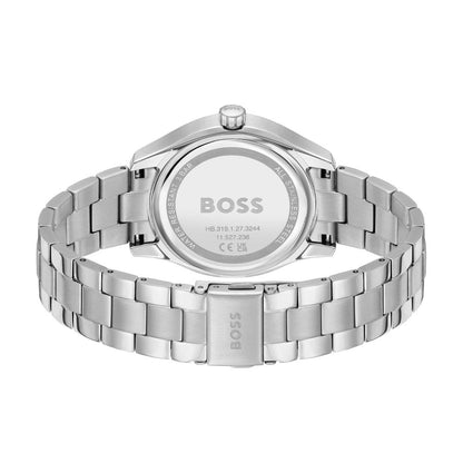Hugo Boss Silberne Uhr aus Edelstahl