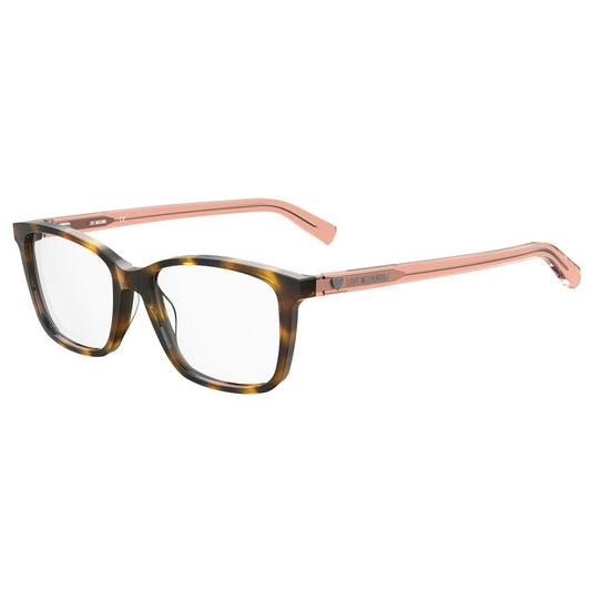 Love Moschino Braune Acetat-Rahmen