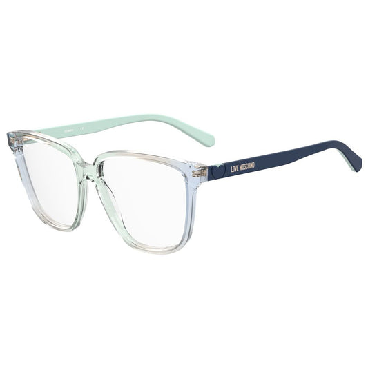 Love Moschino Blaue Acetat-Rahmen