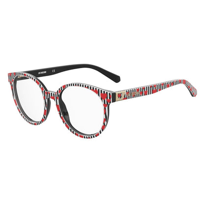 Love Moschino Schwarzer Acetat-Rahmen