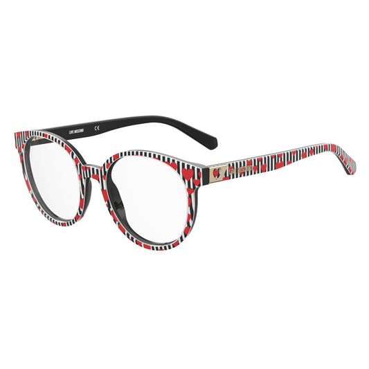 Love Moschino Schwarzer Acetat-Rahmen