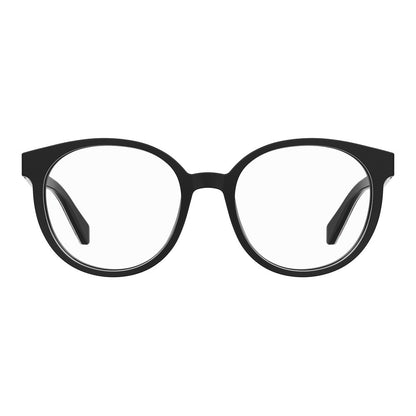 Love Moschino Schwarzer Acetat-Rahmen