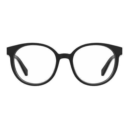 Love Moschino Schwarzer Acetat-Rahmen