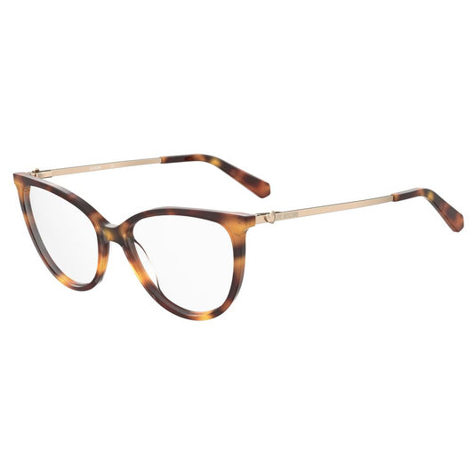 Love Moschino Braune Acetat-Rahmen