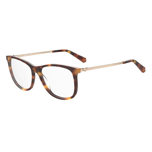 Love Moschino Braune Acetat-Rahmen
