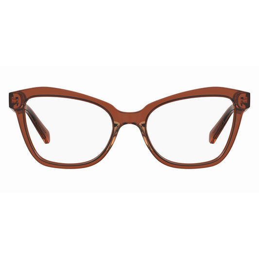 Love Moschino Gelbe Acetat-Rahmen