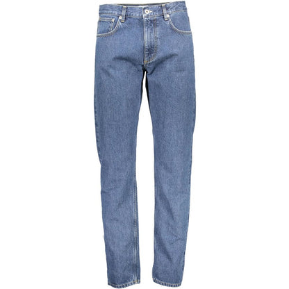 Gant Blue Cotton Straight-Leg Jeans