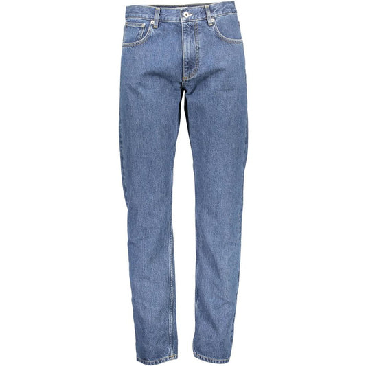 Gant Blue Cotton Straight-Leg Jeans